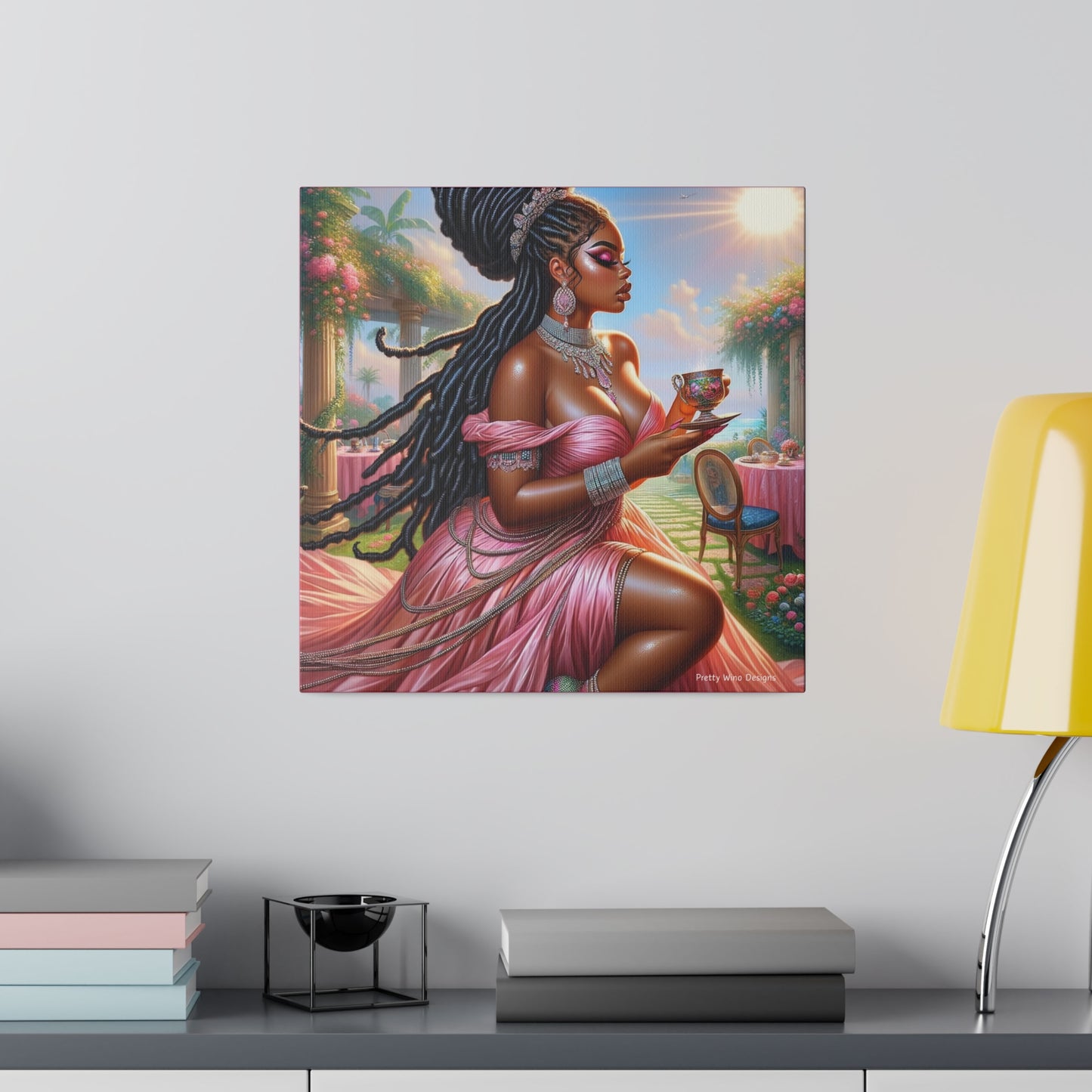 Garden Tea Party #2 Canvas Print