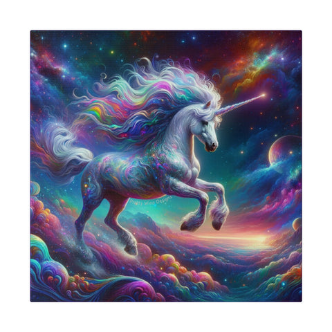 Magical Unicorn Matte Canvas, Stretched, 0.75"