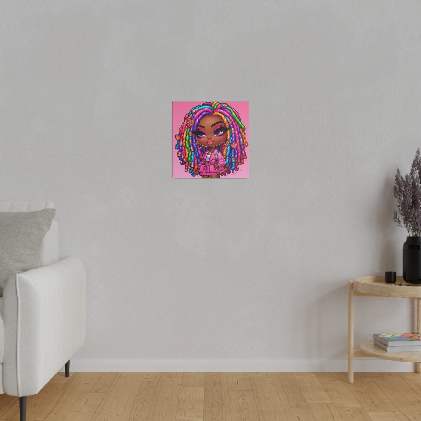 Lil' Rainbow Diva Canvas Print