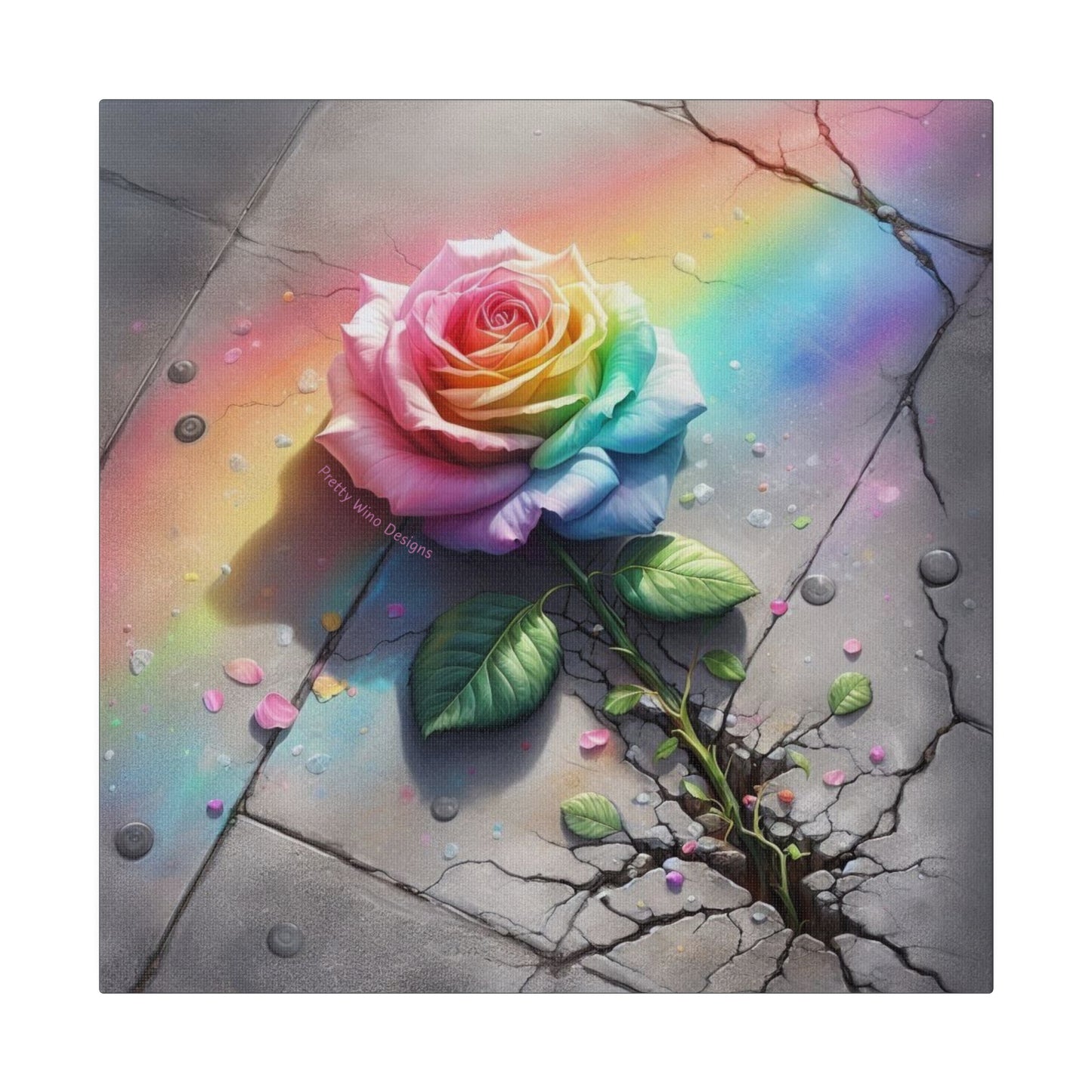 Resilient Beauty Canvas Print