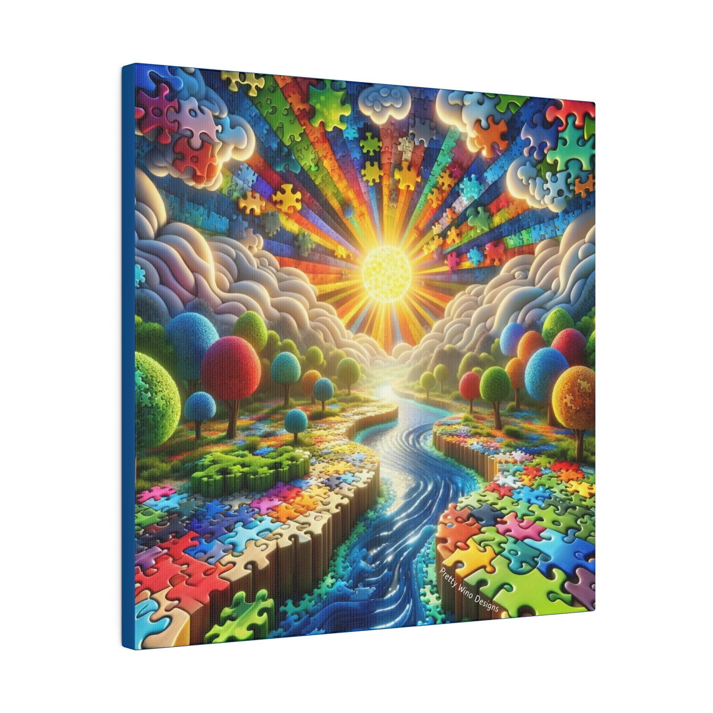 Autism Awareness Canvas Print