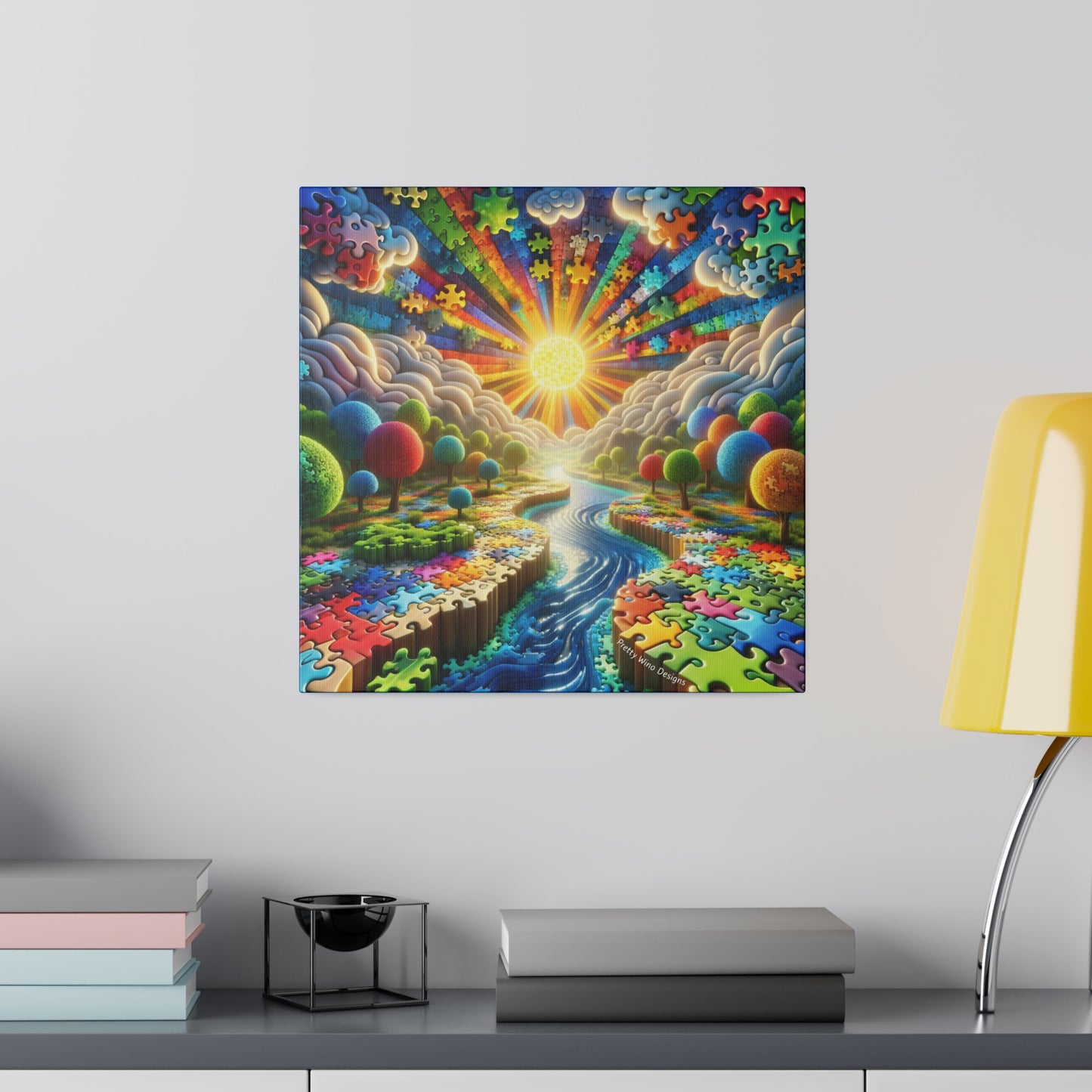 Autism Awareness Canvas Print