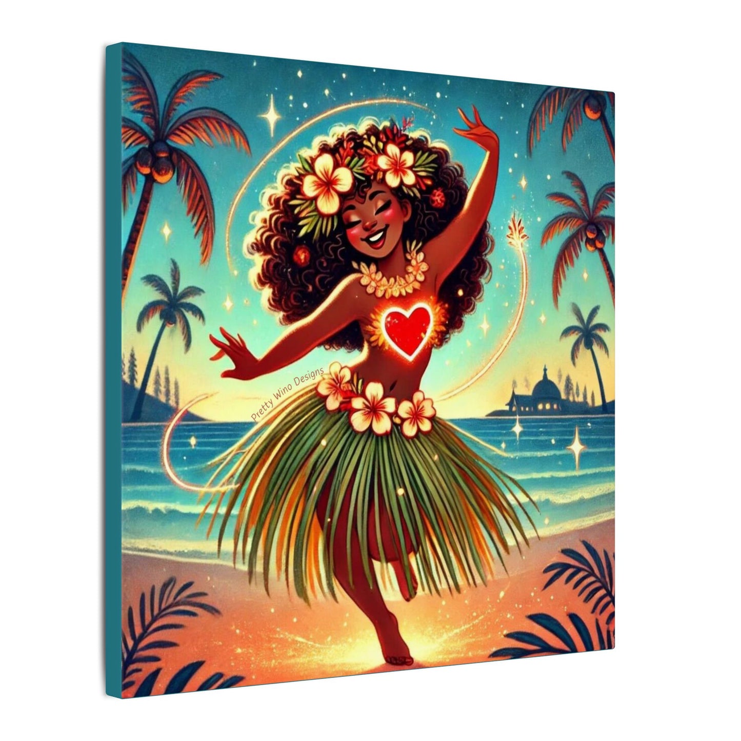 Heart of the Island Canvas Print