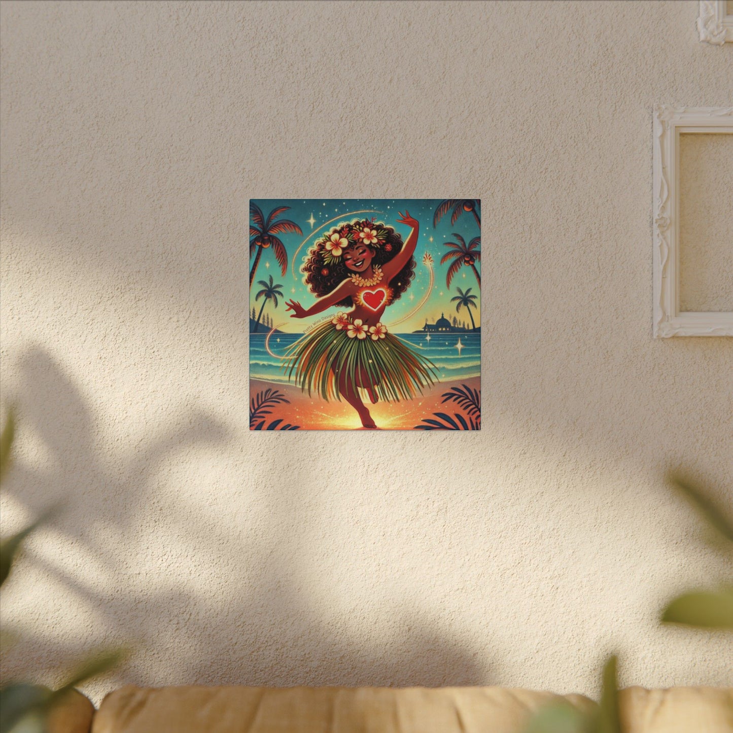 Heart of the Island Canvas Print