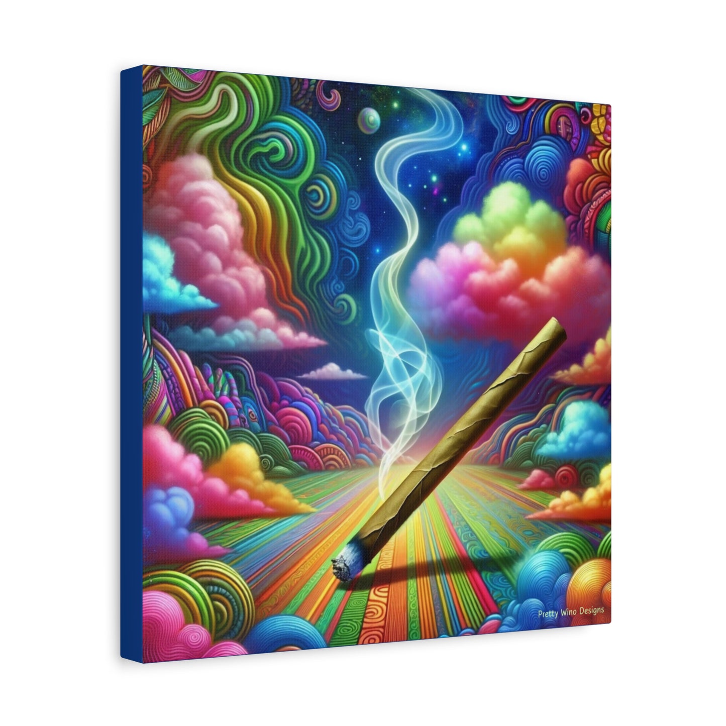 Blowin' Trees Canvas Print
