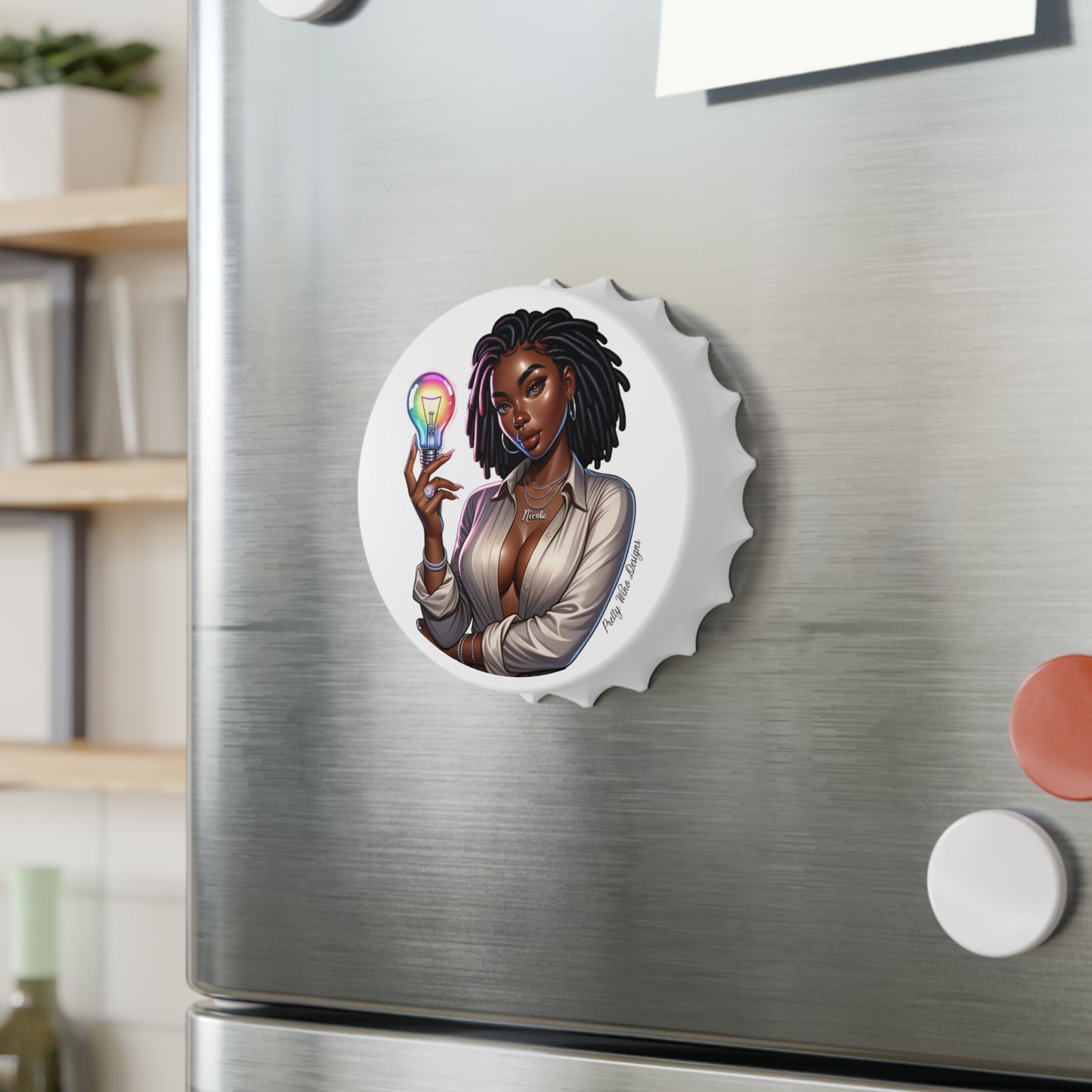 Pretty Wino Bottle Opener