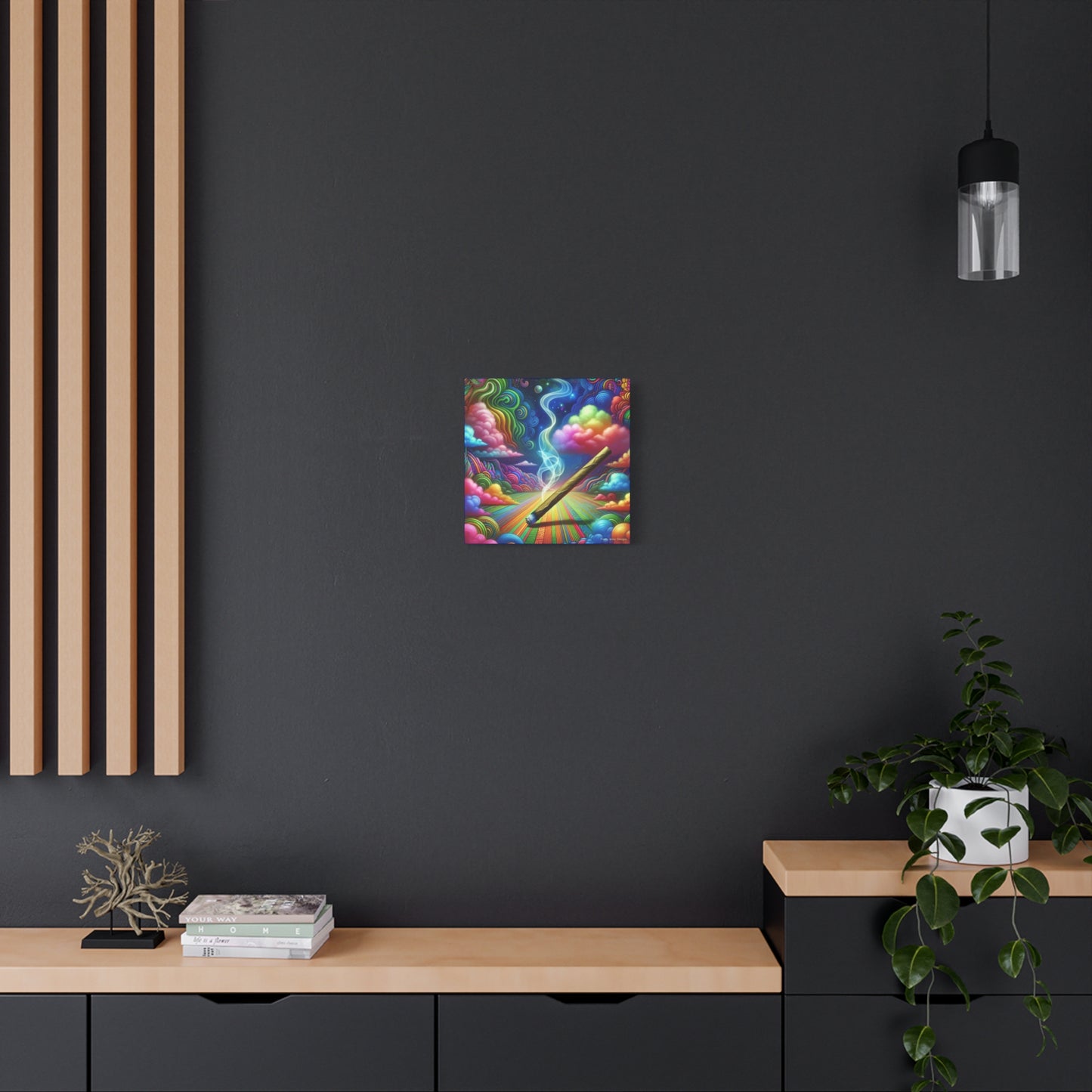 Blowin' Trees Canvas Print