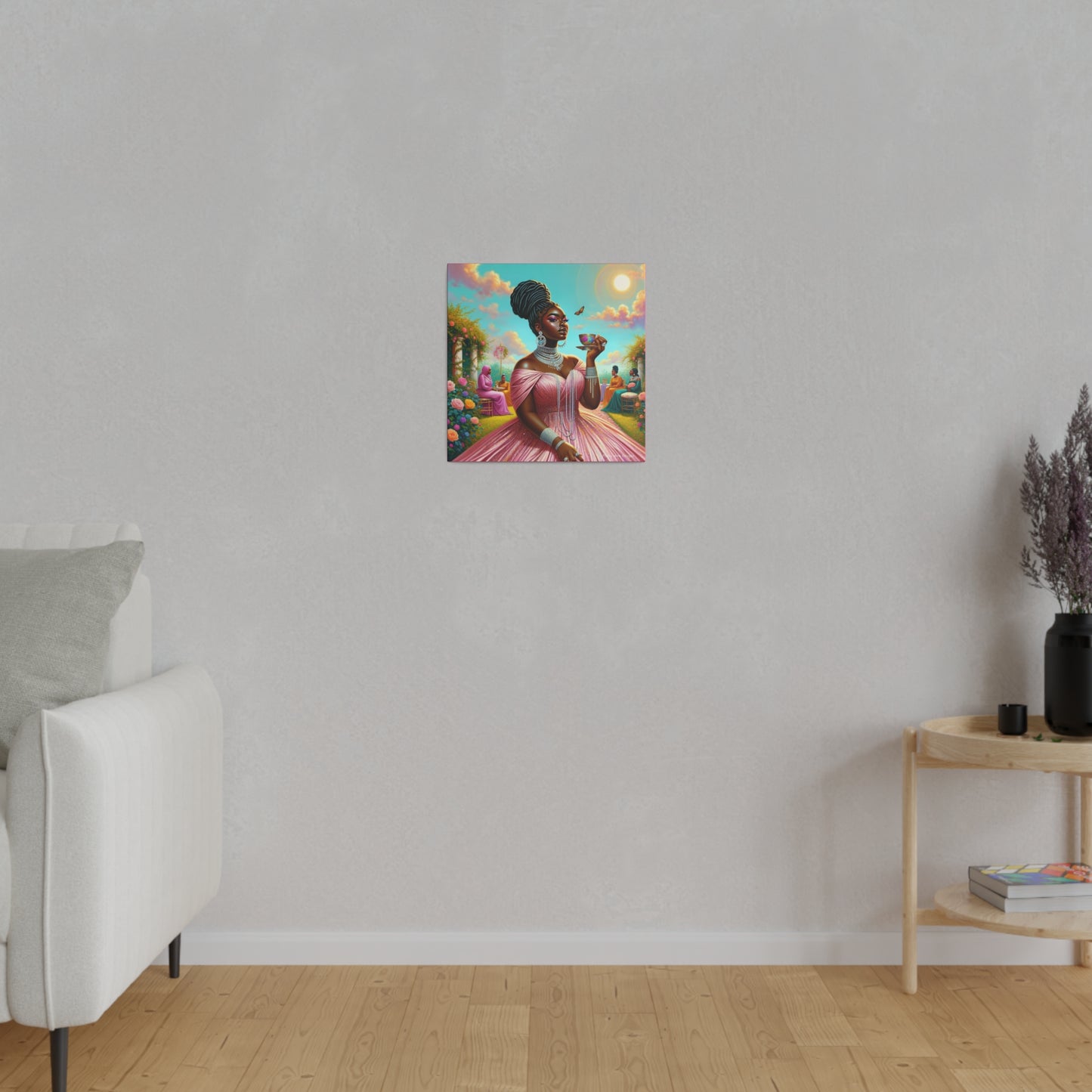 Garden Tea Party #3 Canvas Print