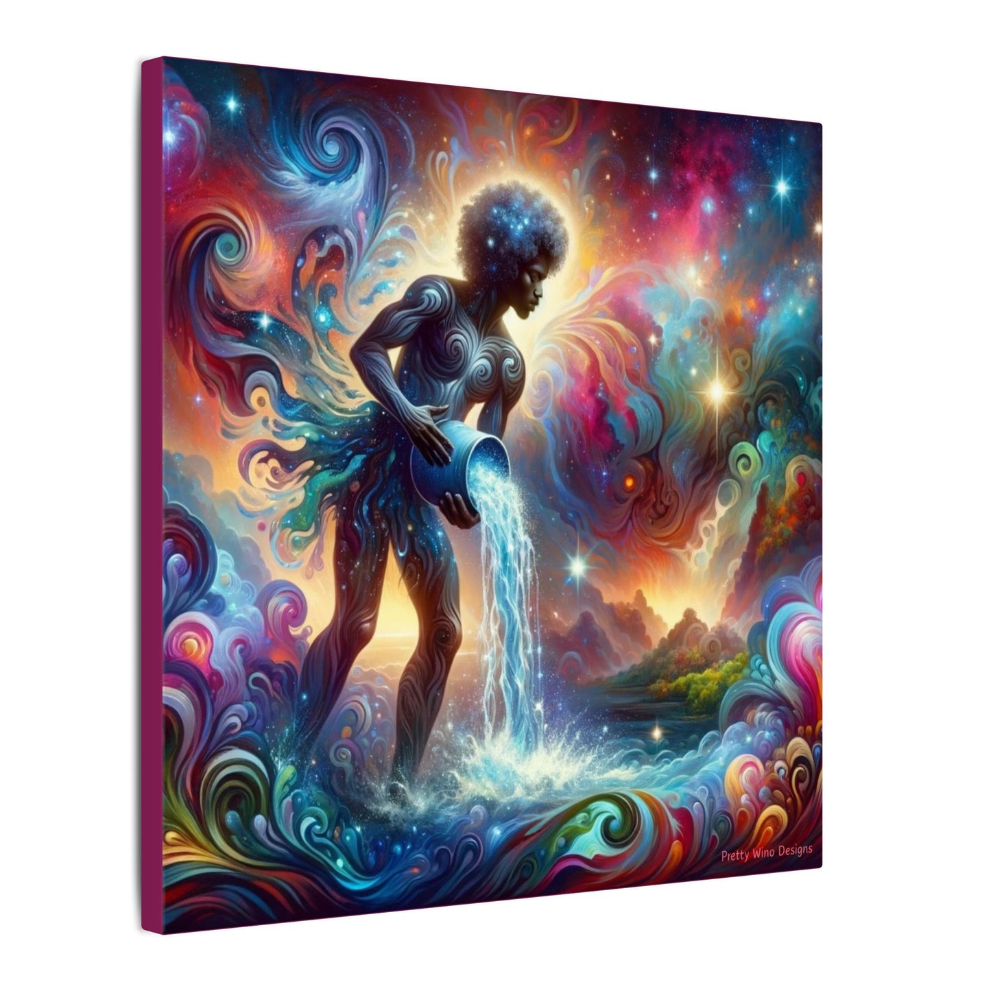 Aquarius Awakening Canvas Print