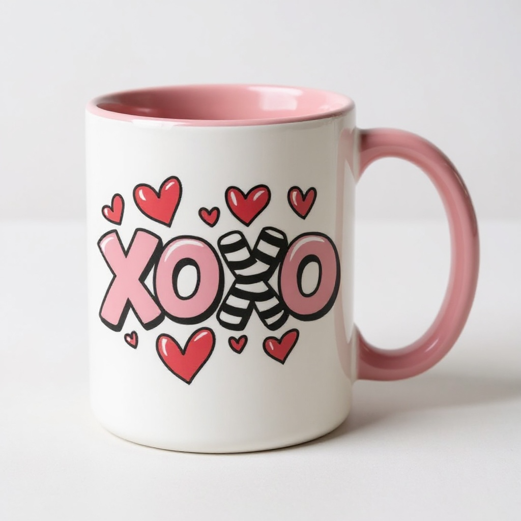 Hugs & Kisses Valentine Mug