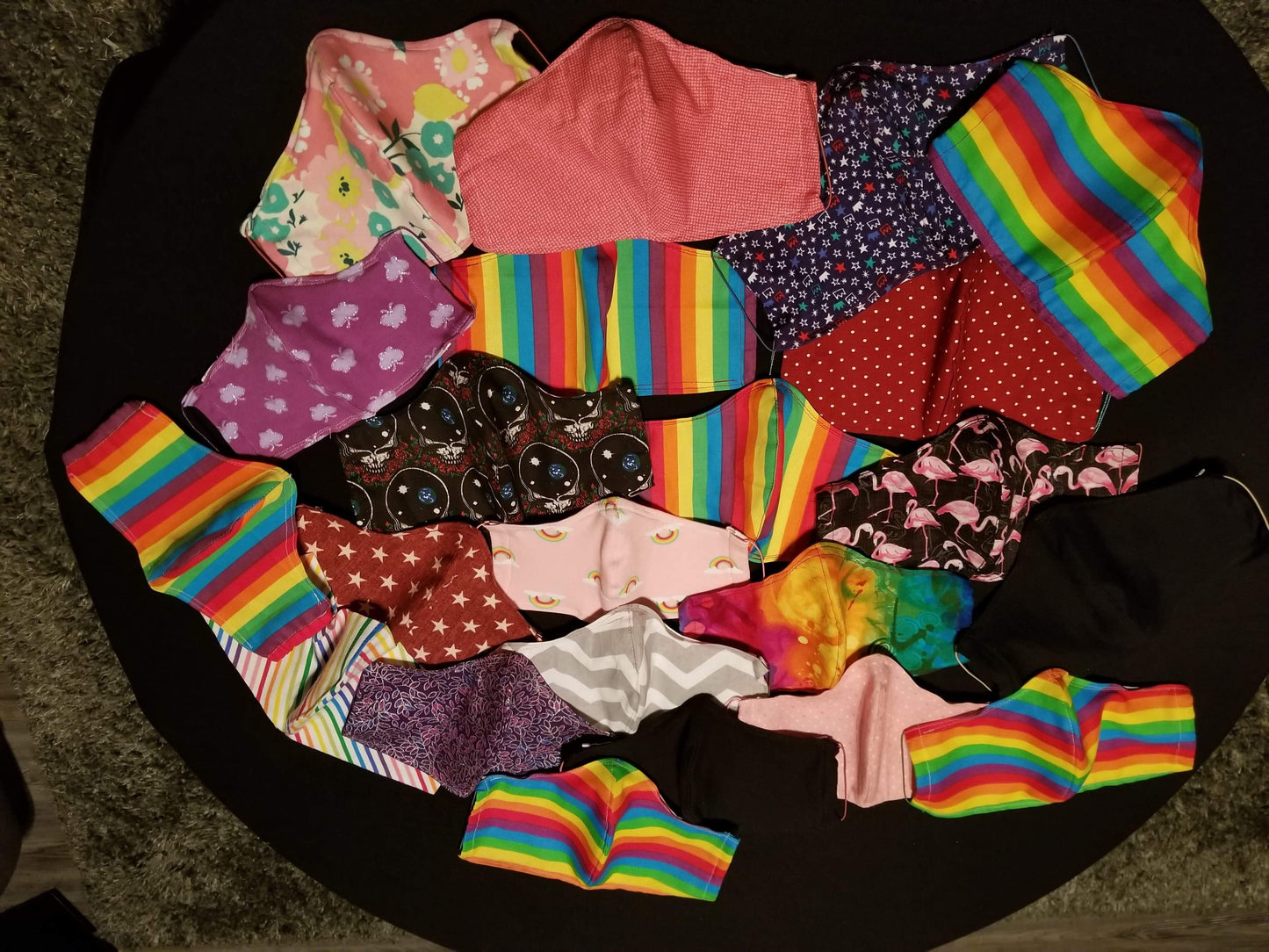 Rainbow Face Masks