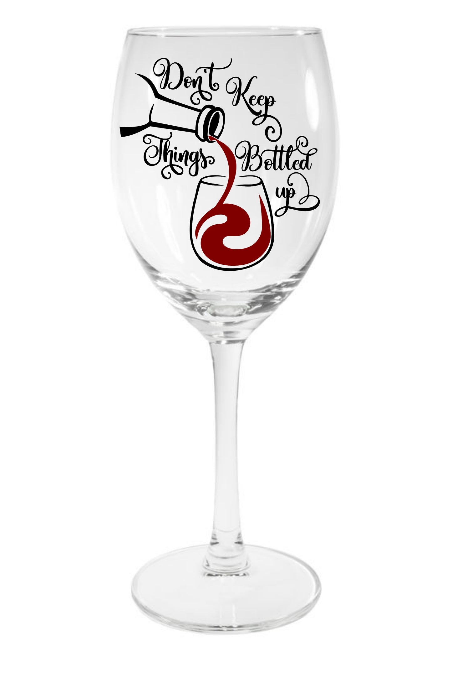 Don't Keep Things Bottled Up