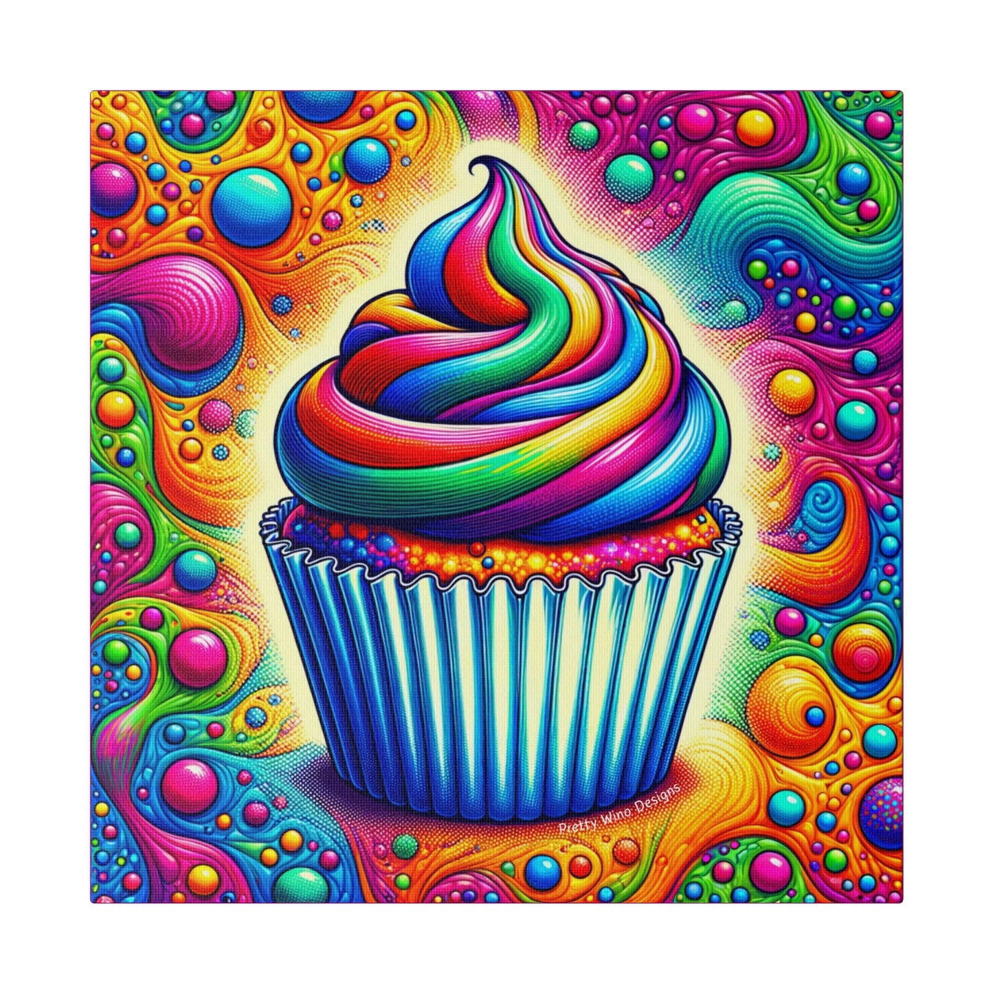 Colorful Cupcakes Canvas Print