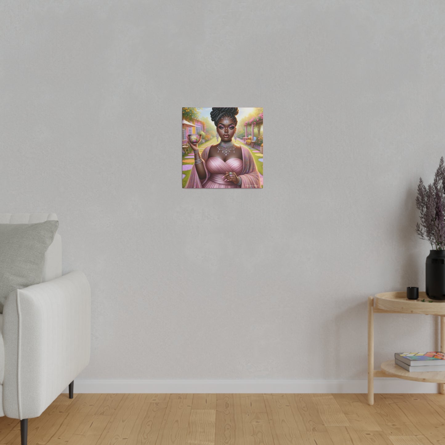 Garden Tea Party #1 Canvas Print