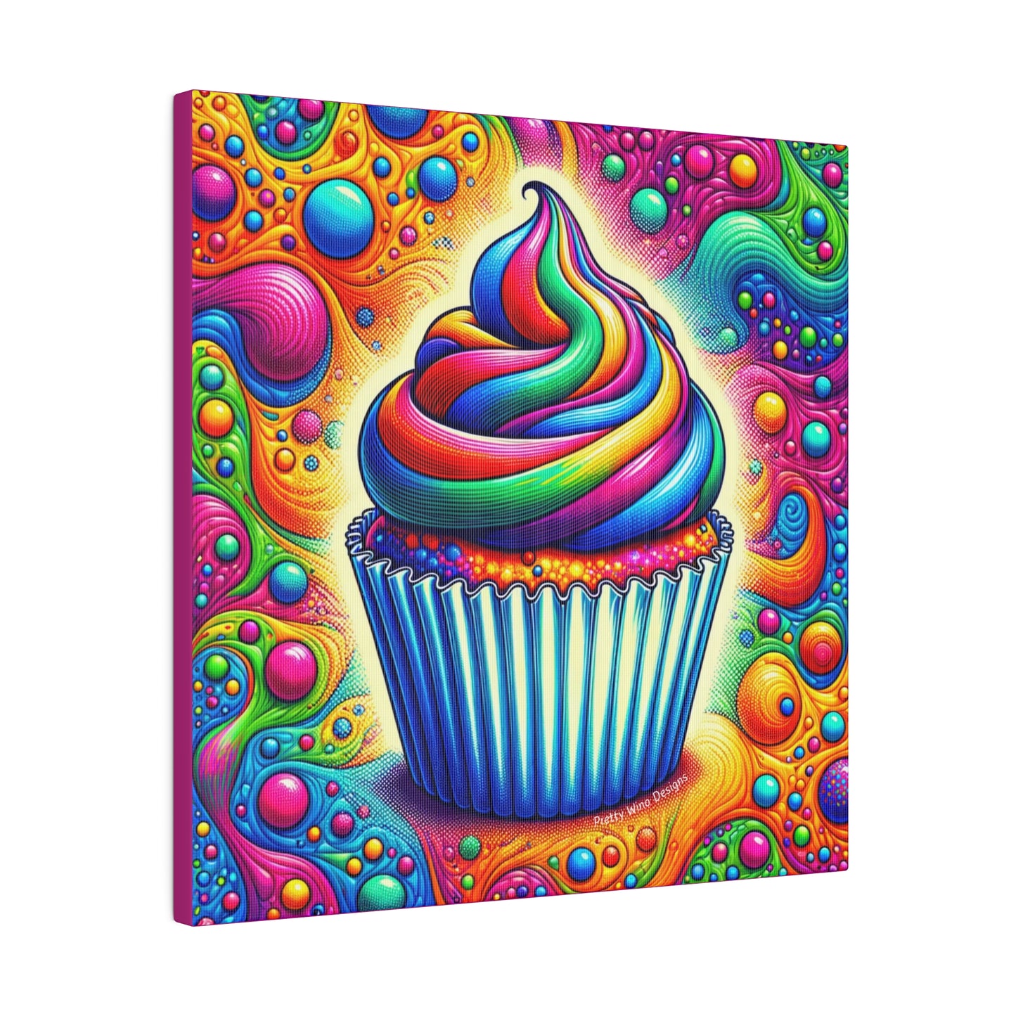 Colorful Cupcakes Canvas Print