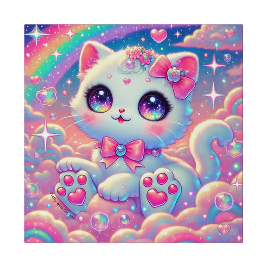Cosmic Kitty Canvas Print