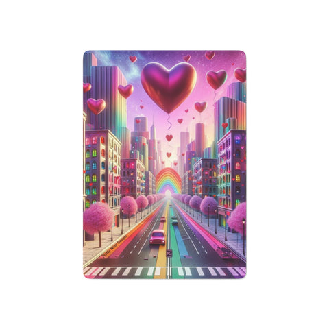 City of Love Poker Cards