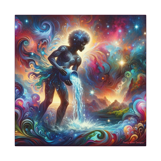 Aquarius Awakening Canvas Print