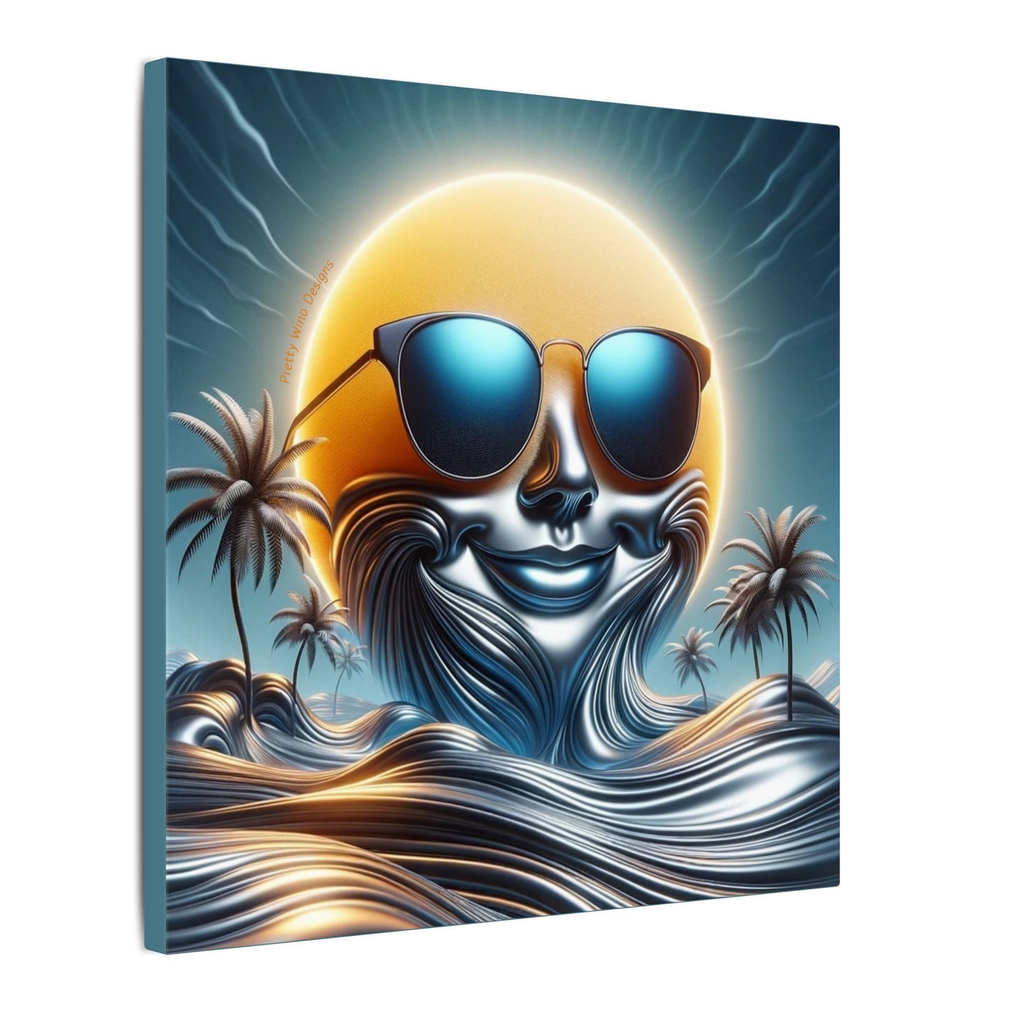 Cool Vibes Only Canvas Print