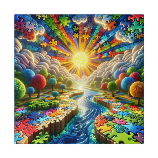 Autism Awareness Canvas Print