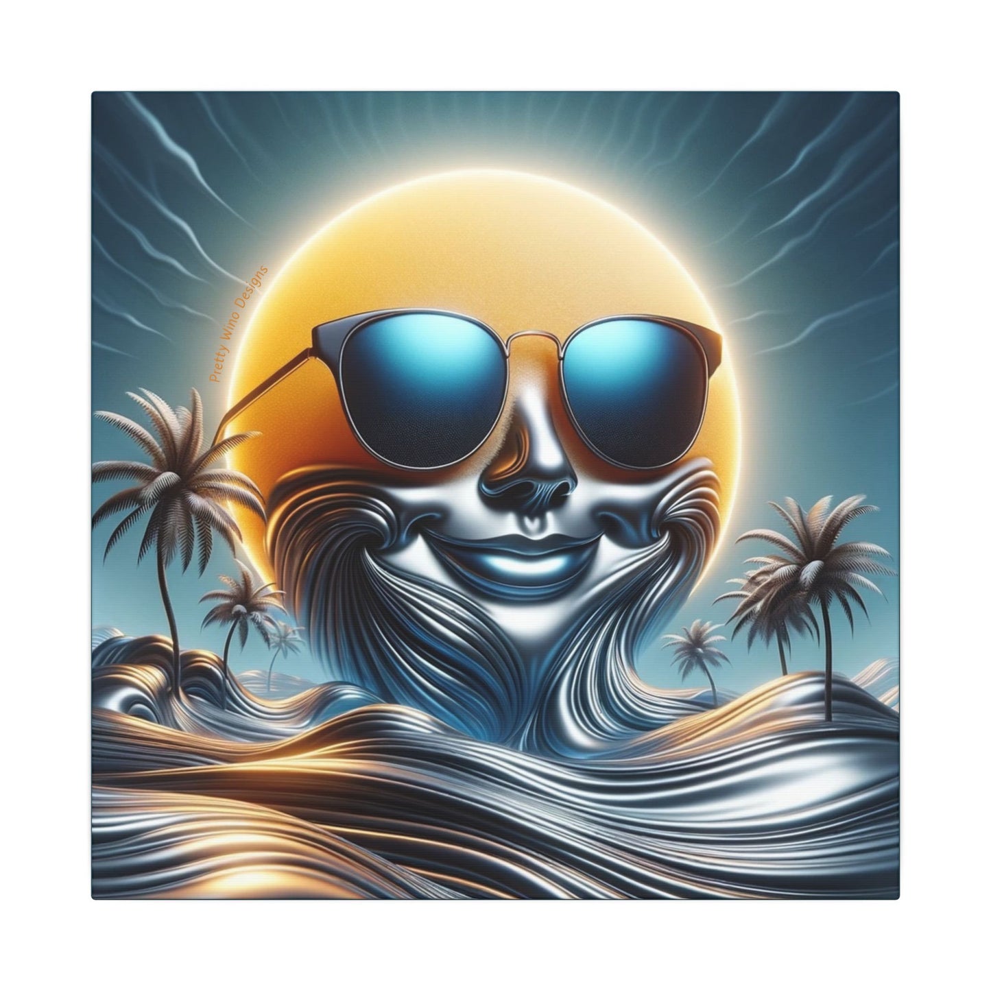 Cool Vibes Only Canvas Print