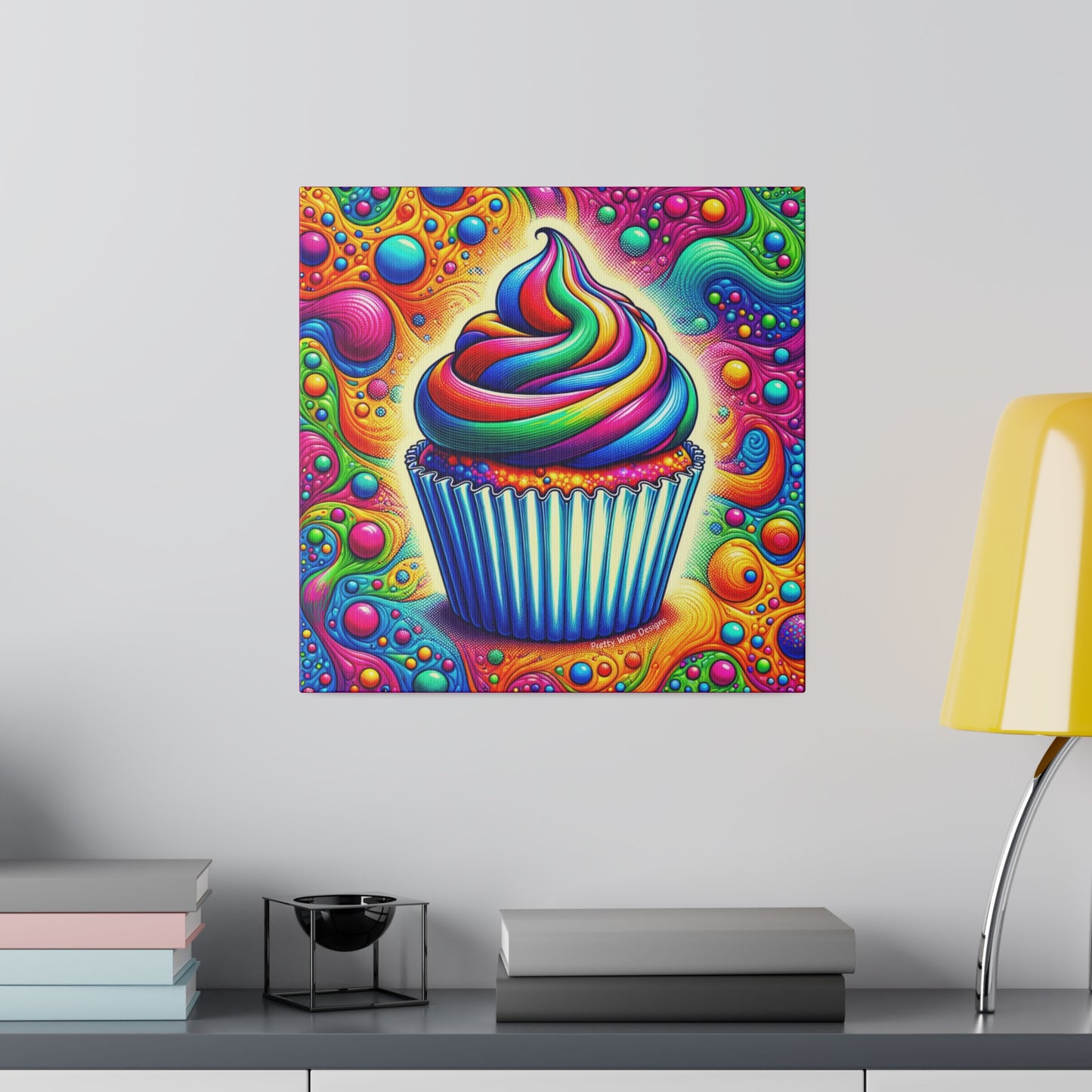 Colorful Cupcakes Canvas Print