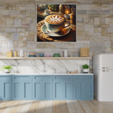 Canna Coffee Canvas Print