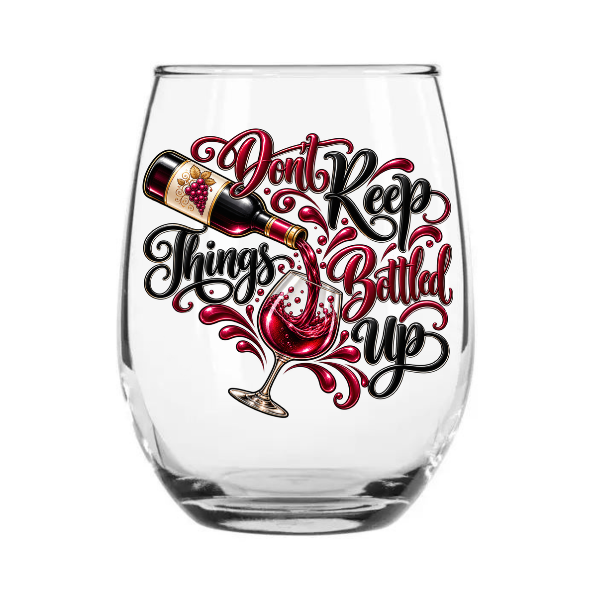 Don't Keep Things Bottled Up