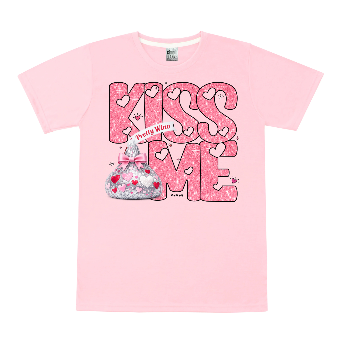 Kiss Me Pink Glitter