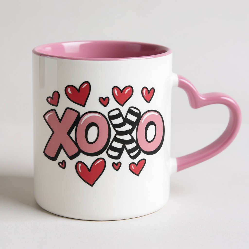 Hugs & Kisses Valentine Mug